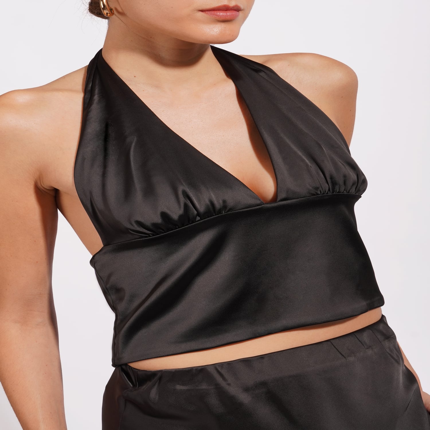 TOP HALTER SATINADO - 2