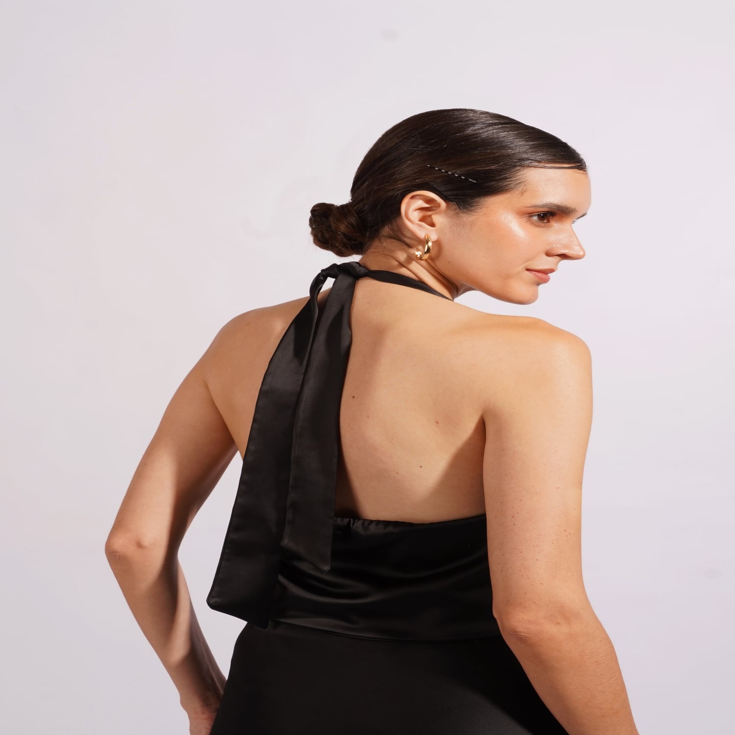 TOP HALTER SATINADO - 3