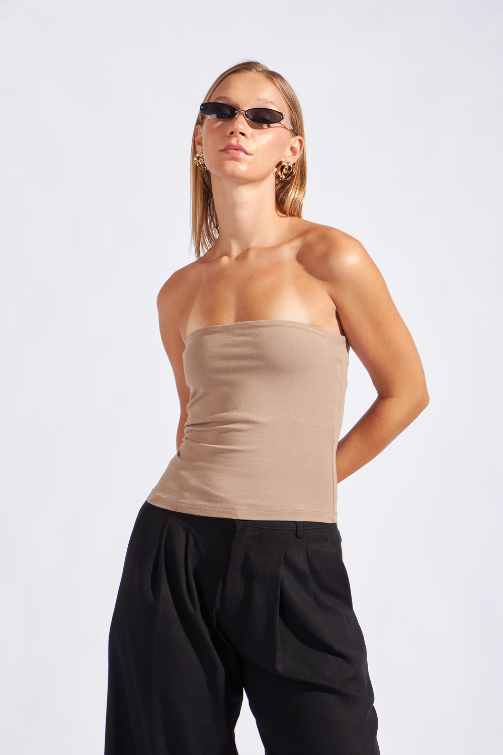 TOP STRAPLESS DRAPEADO - 1