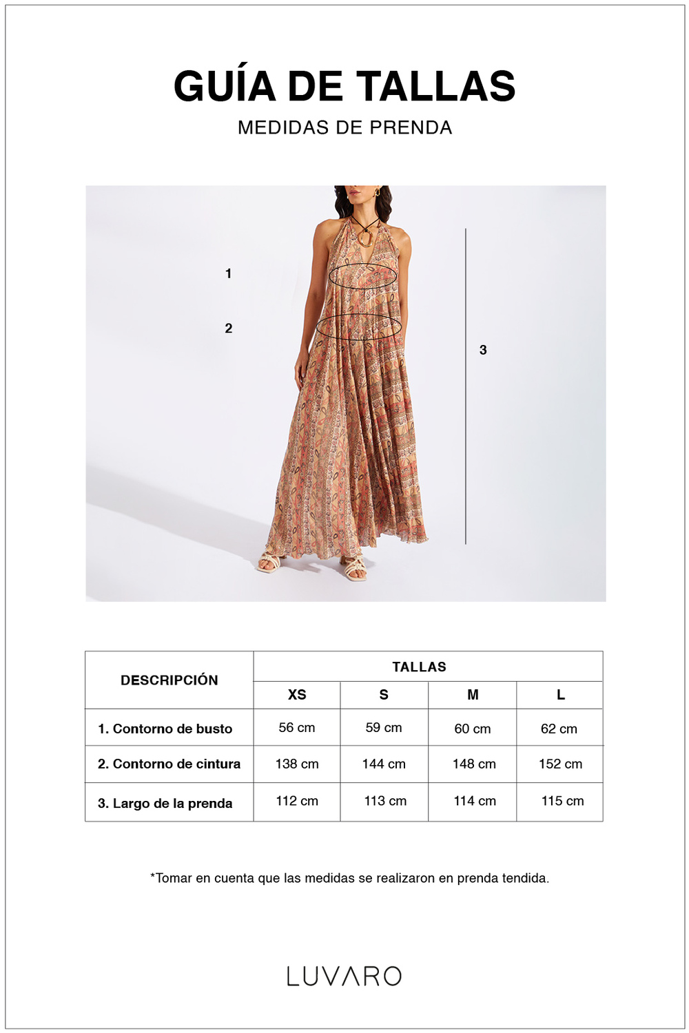 VESTIDO FLUIDO HALTER ESCOTE - 5