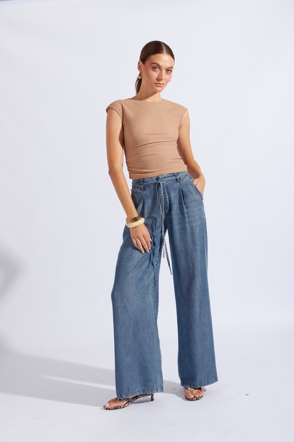 PANTALÓN DENIM FLUIDO - 3