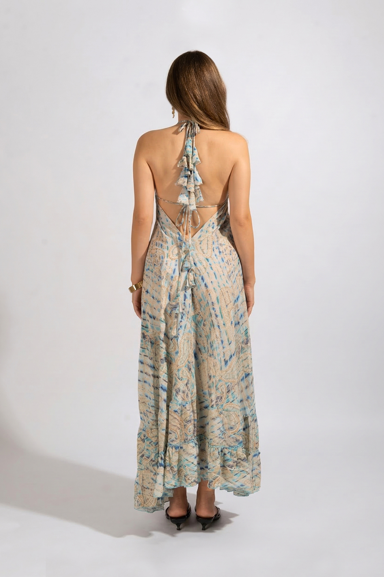 VESTIDO BOHEMIO ESTAMPADO - 4