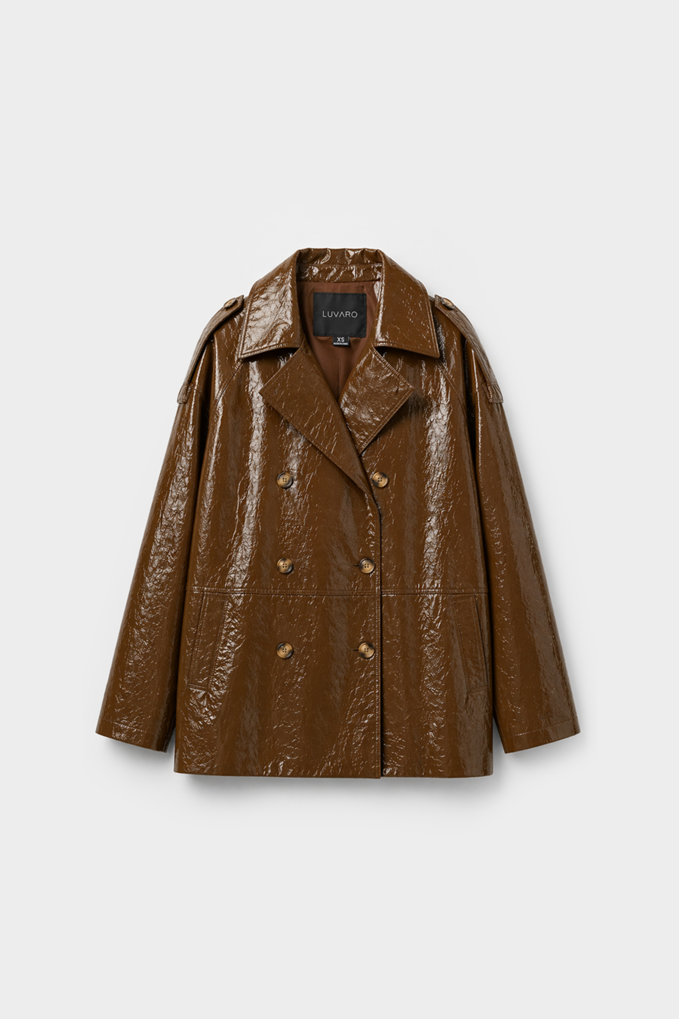 TRENCH MIDI LEATHER - 1