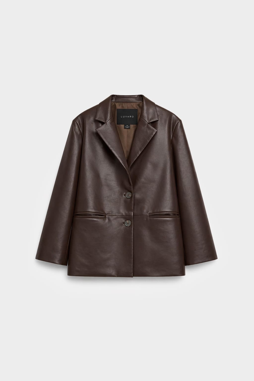 BLAZER LEATHER OVERSIZE - 1