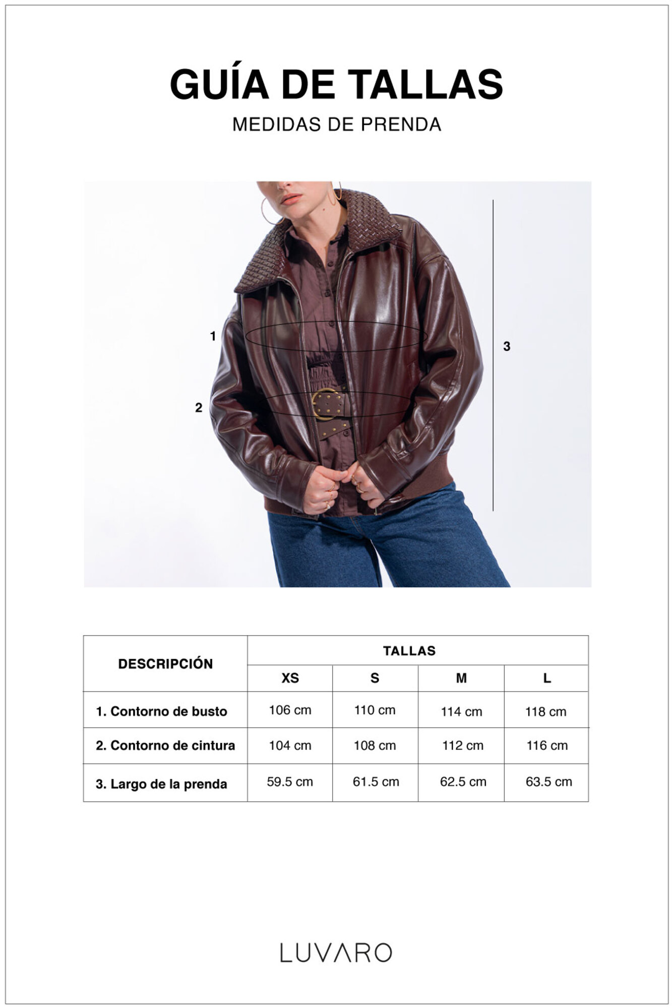 CASACA LEATHER CUELLO TEXTURA - 6