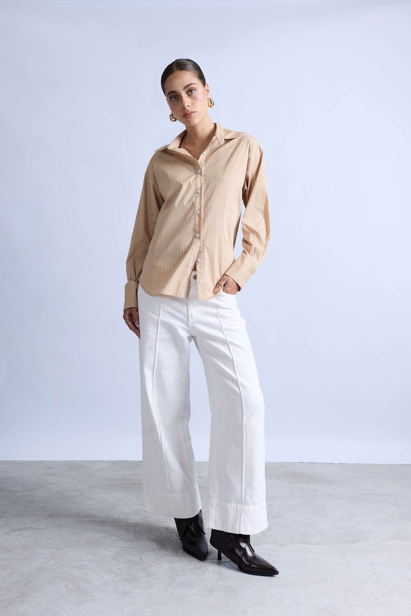 BLUSA OVERSIZE A RAYAS - 2