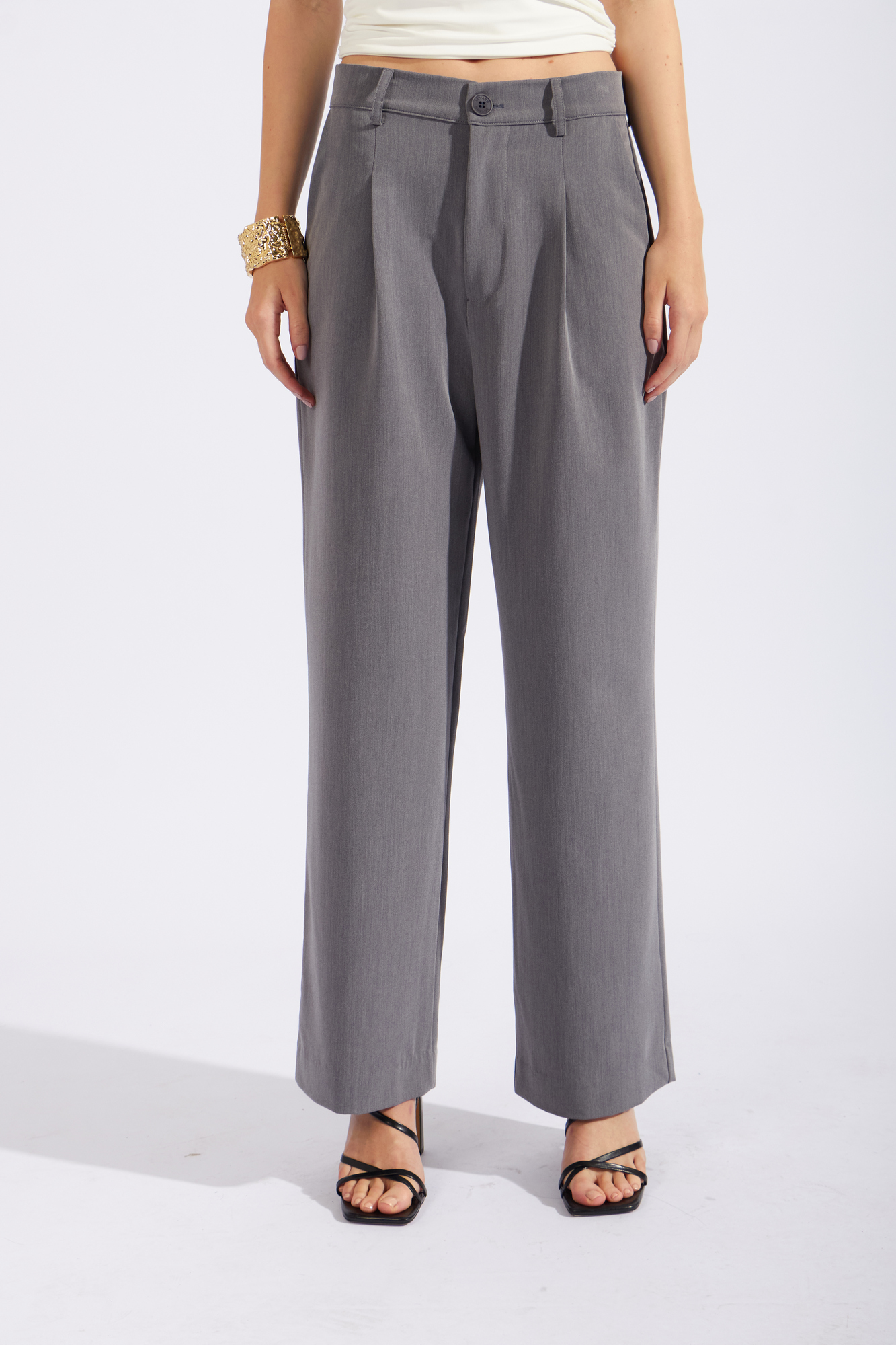 PANTALÓN PINZAS STRAIGHT LEG - 1
