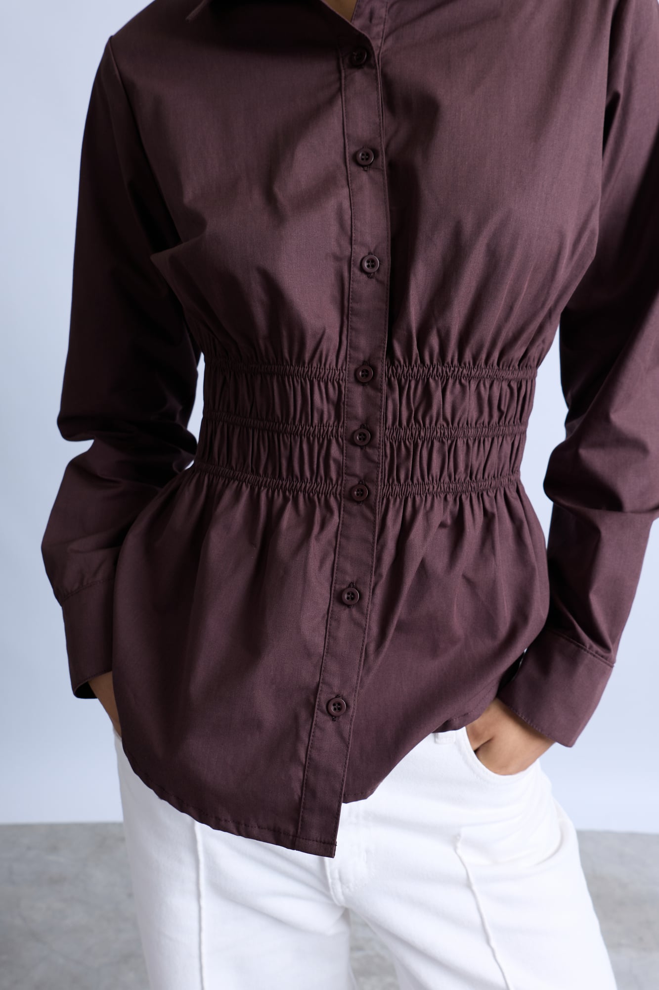 BLUSA CLÁSICA CINTURÓN - 2