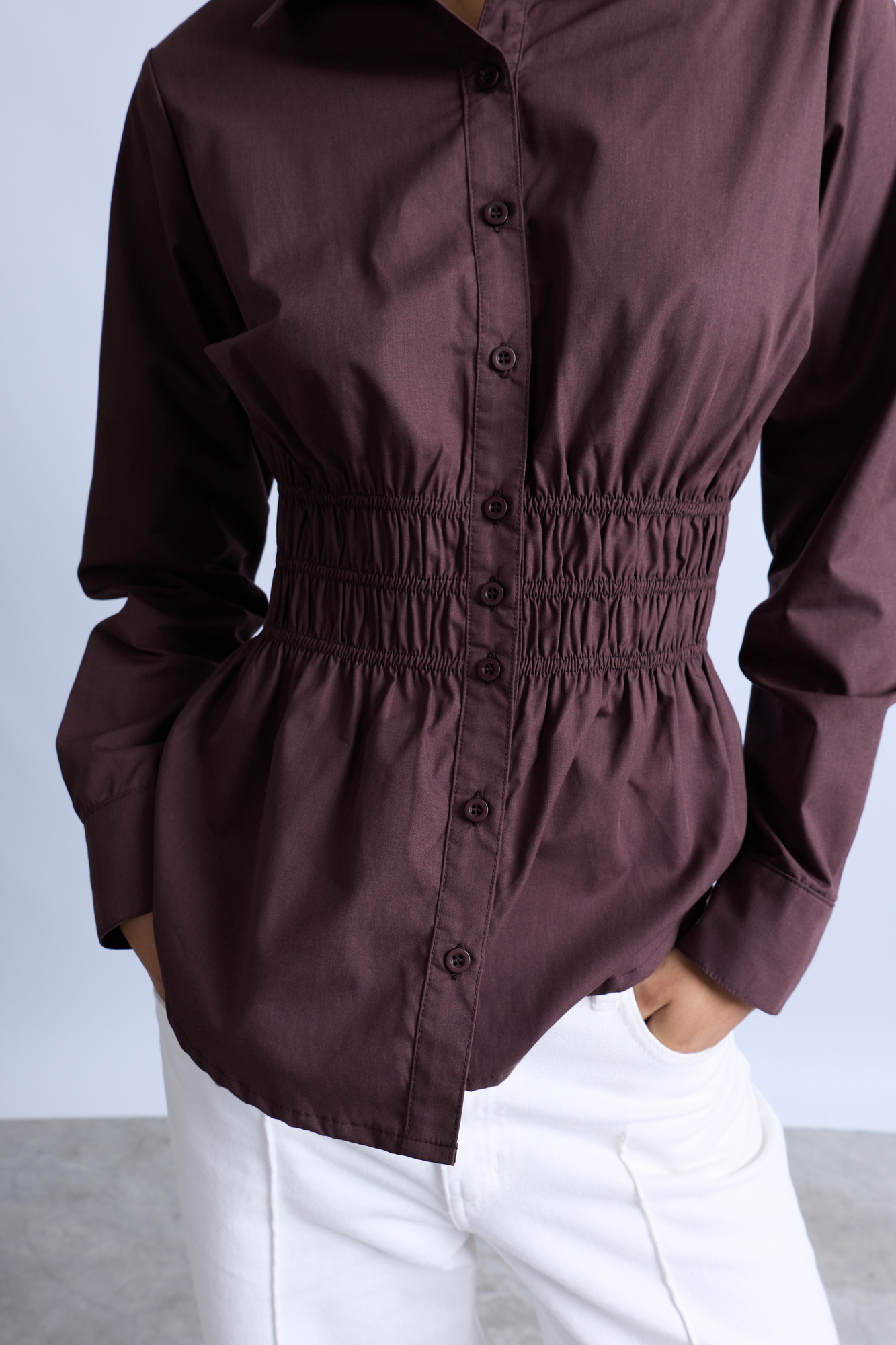 BLUSA CLÁSICA CINTURÓN - 2