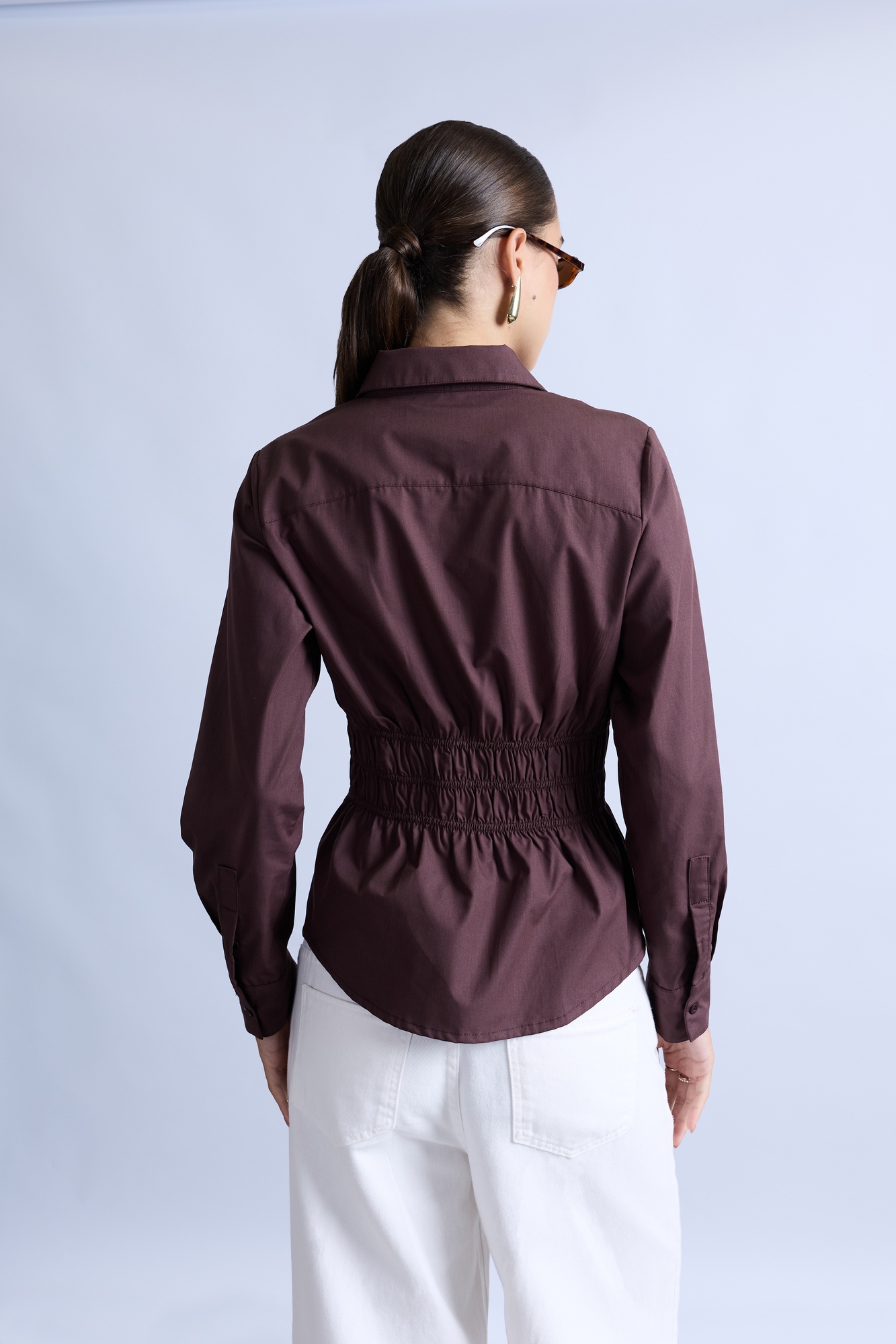 BLUSA CLÁSICA CINTURÓN - 3