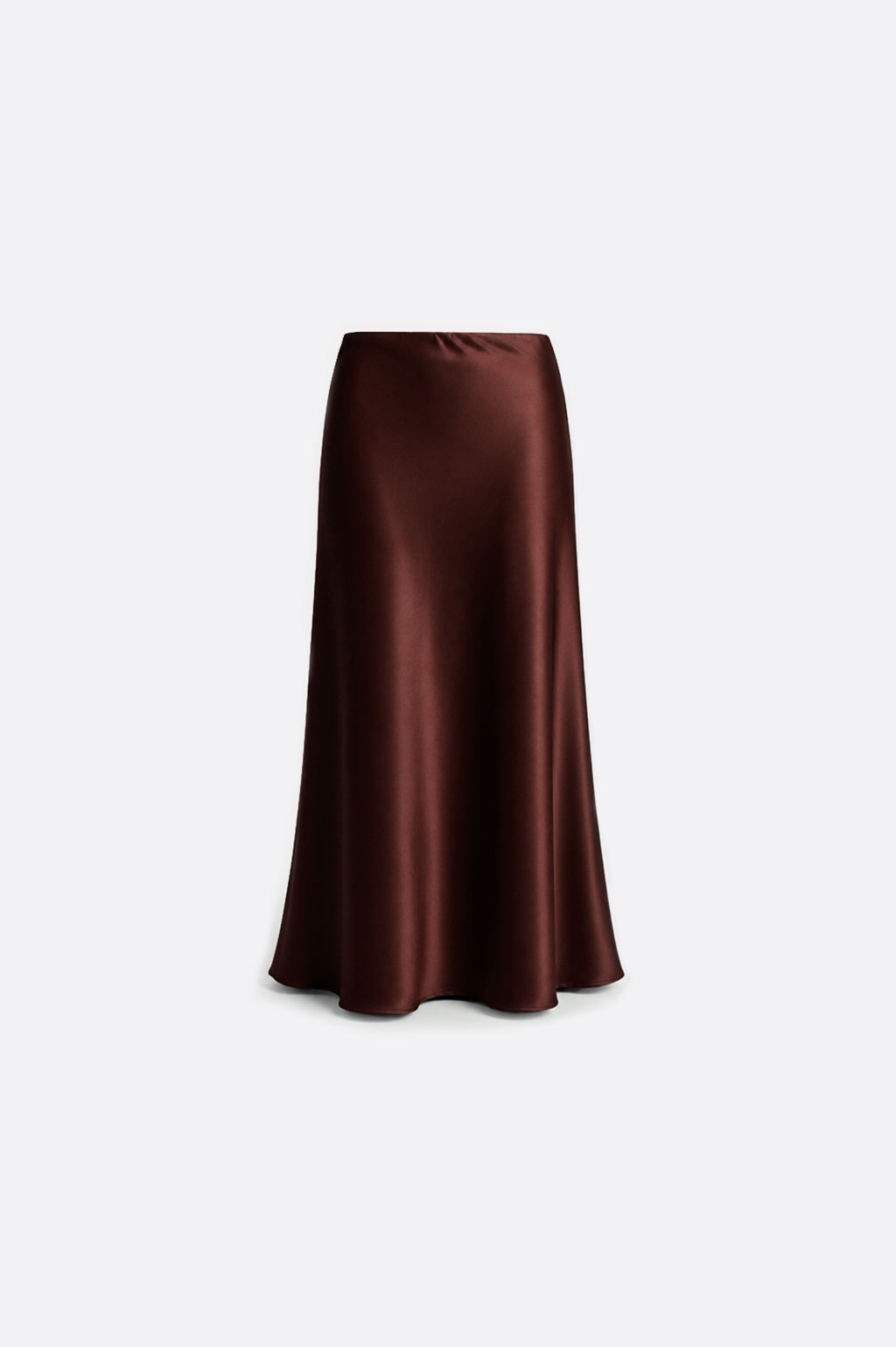 FALDA MIDI SATINADA - 2