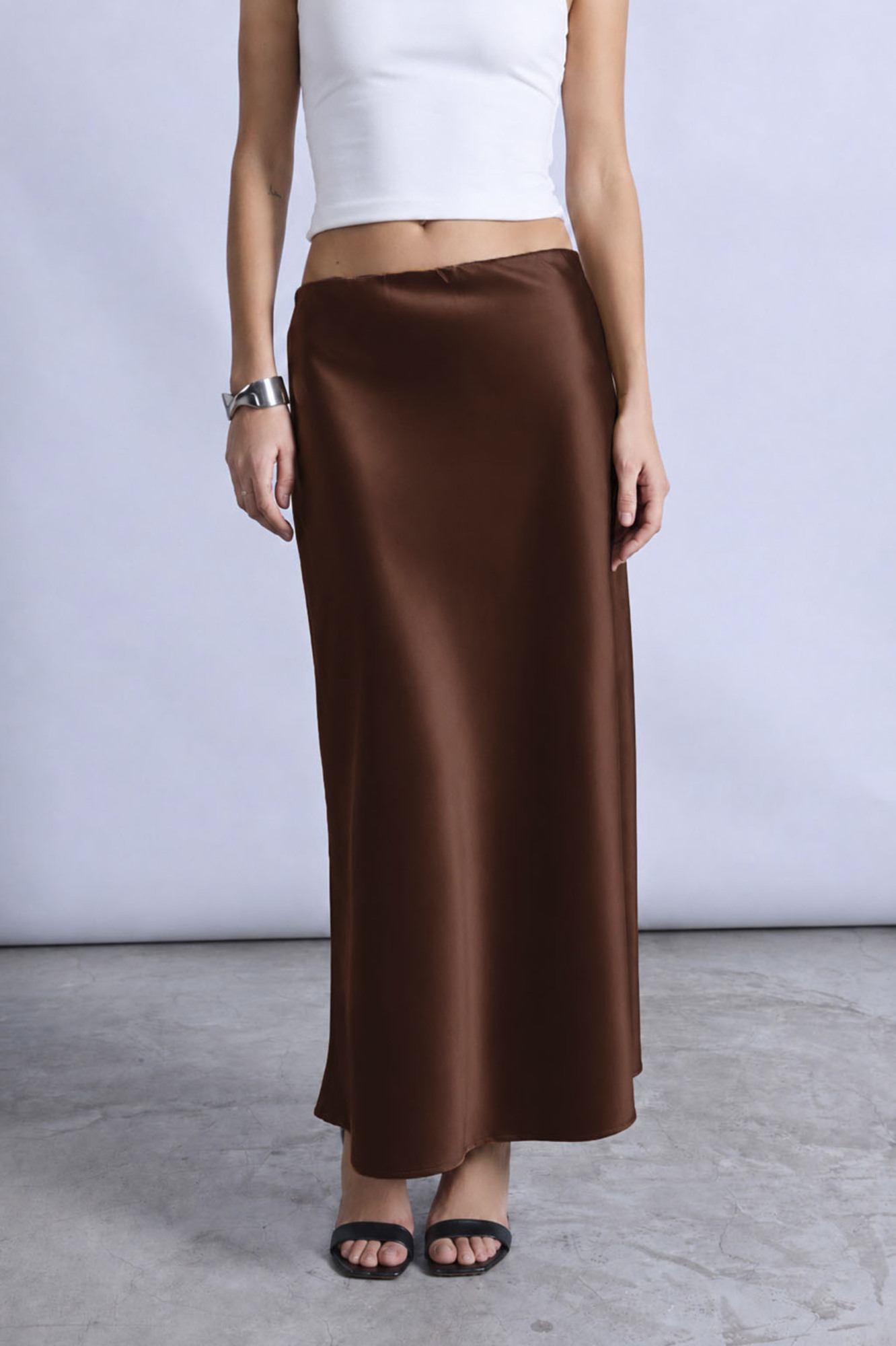 FALDA MIDI SATINADA - 6