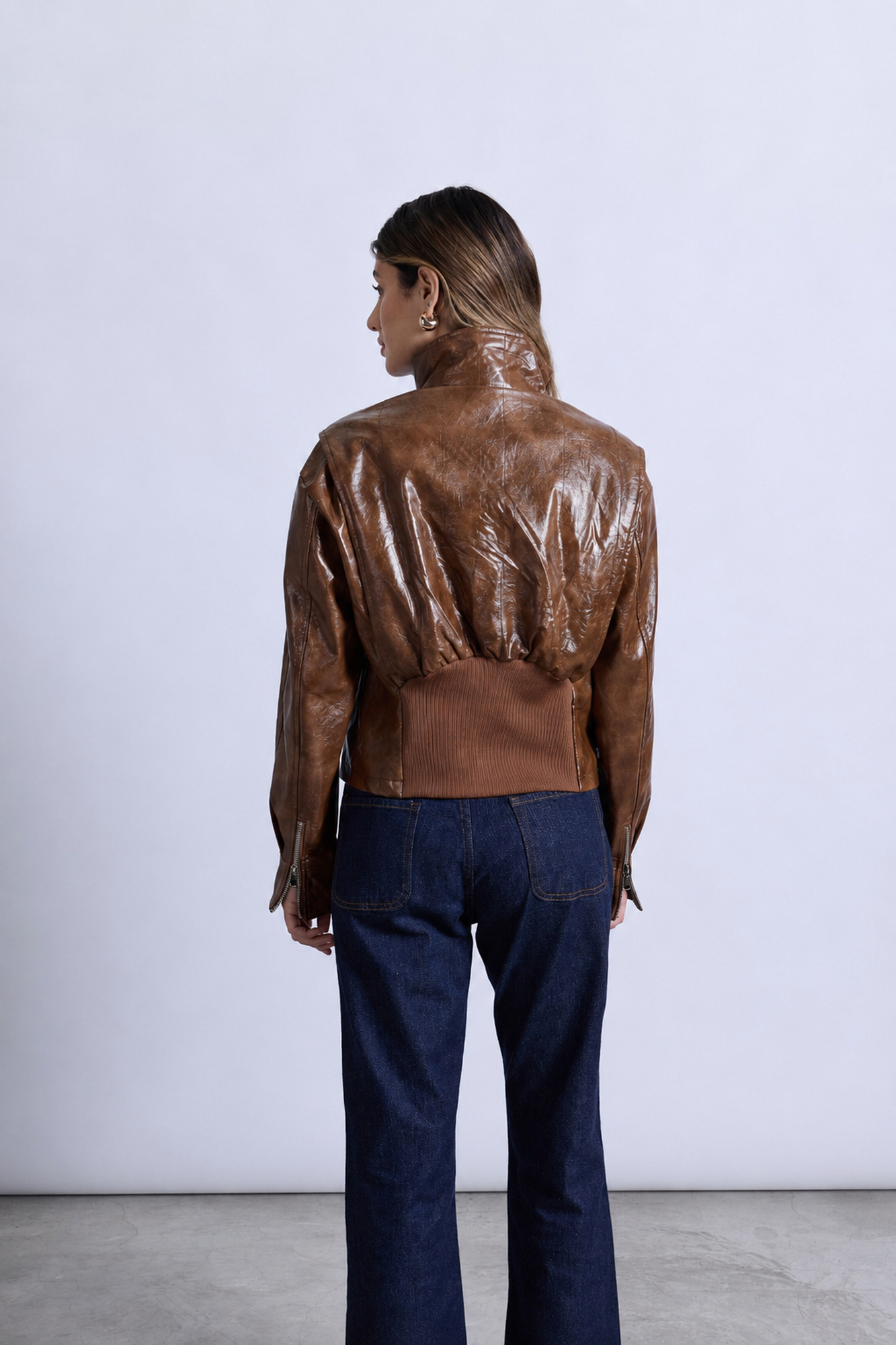 FAUX LEATHER JACKET - 4