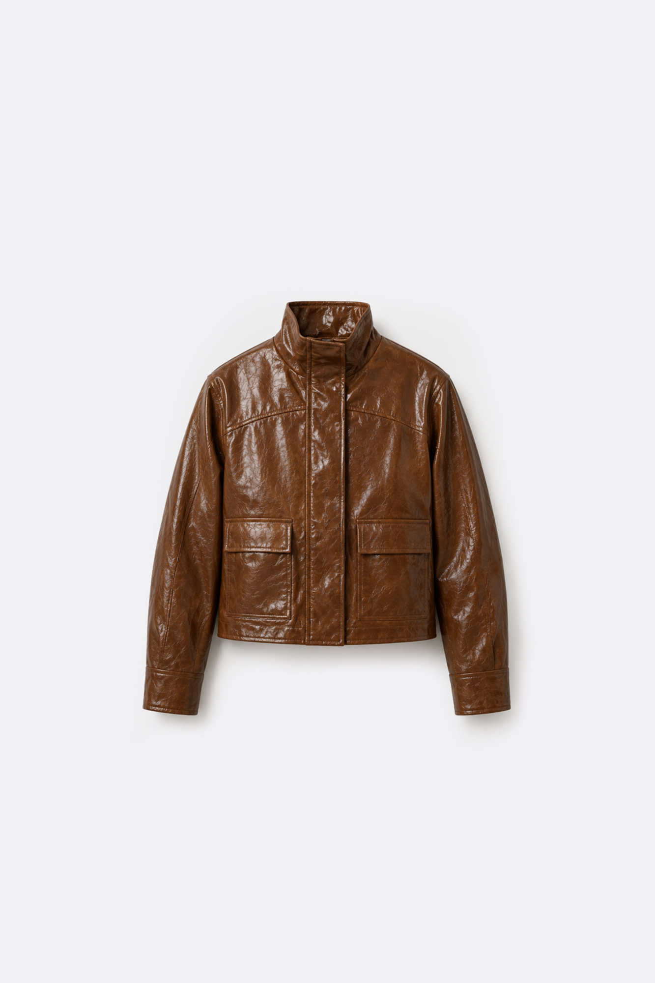 FAUX LEATHER JACKET - 5