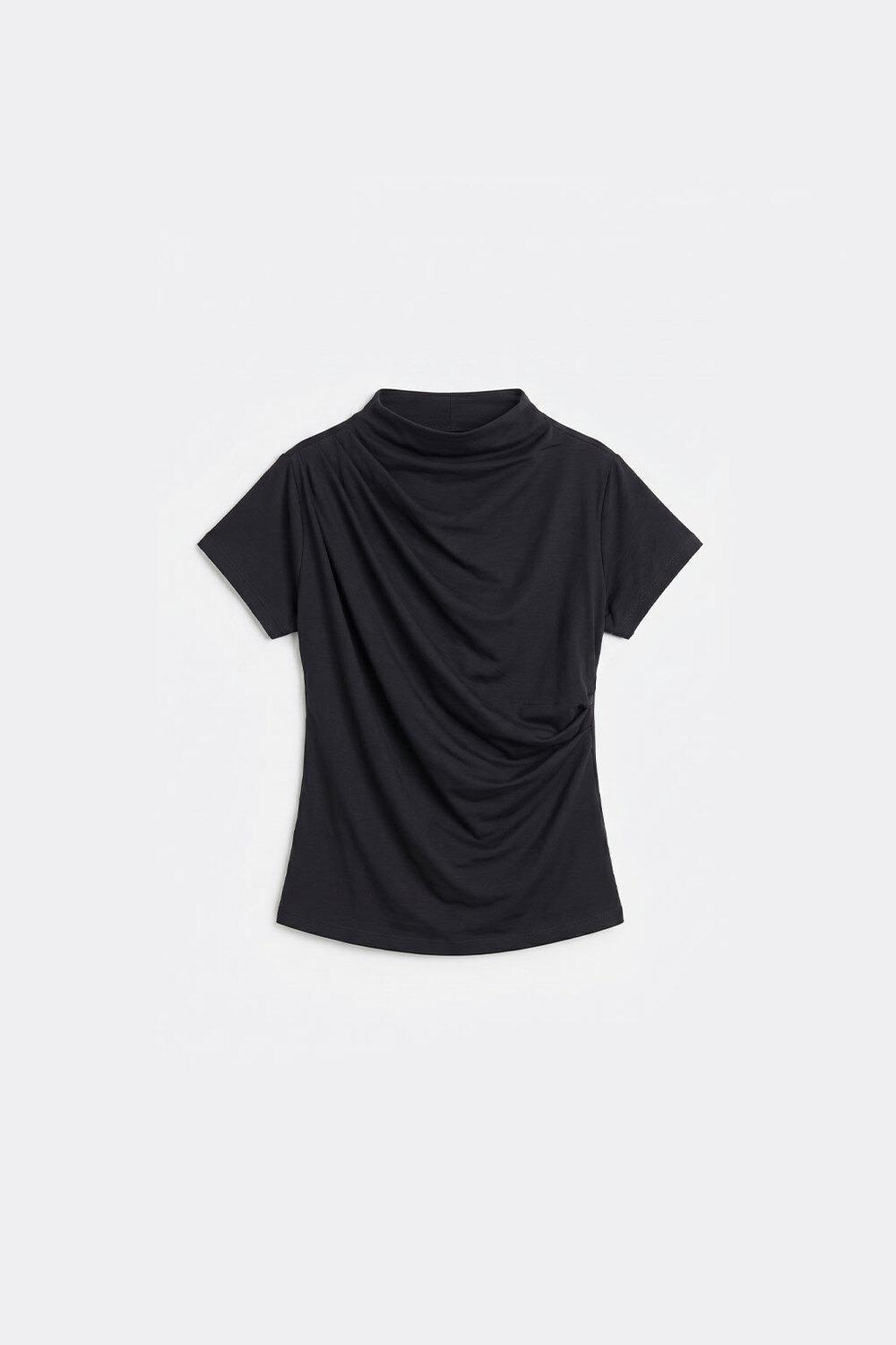 TOP DRAPEADO CUELLO MEDIO - 5