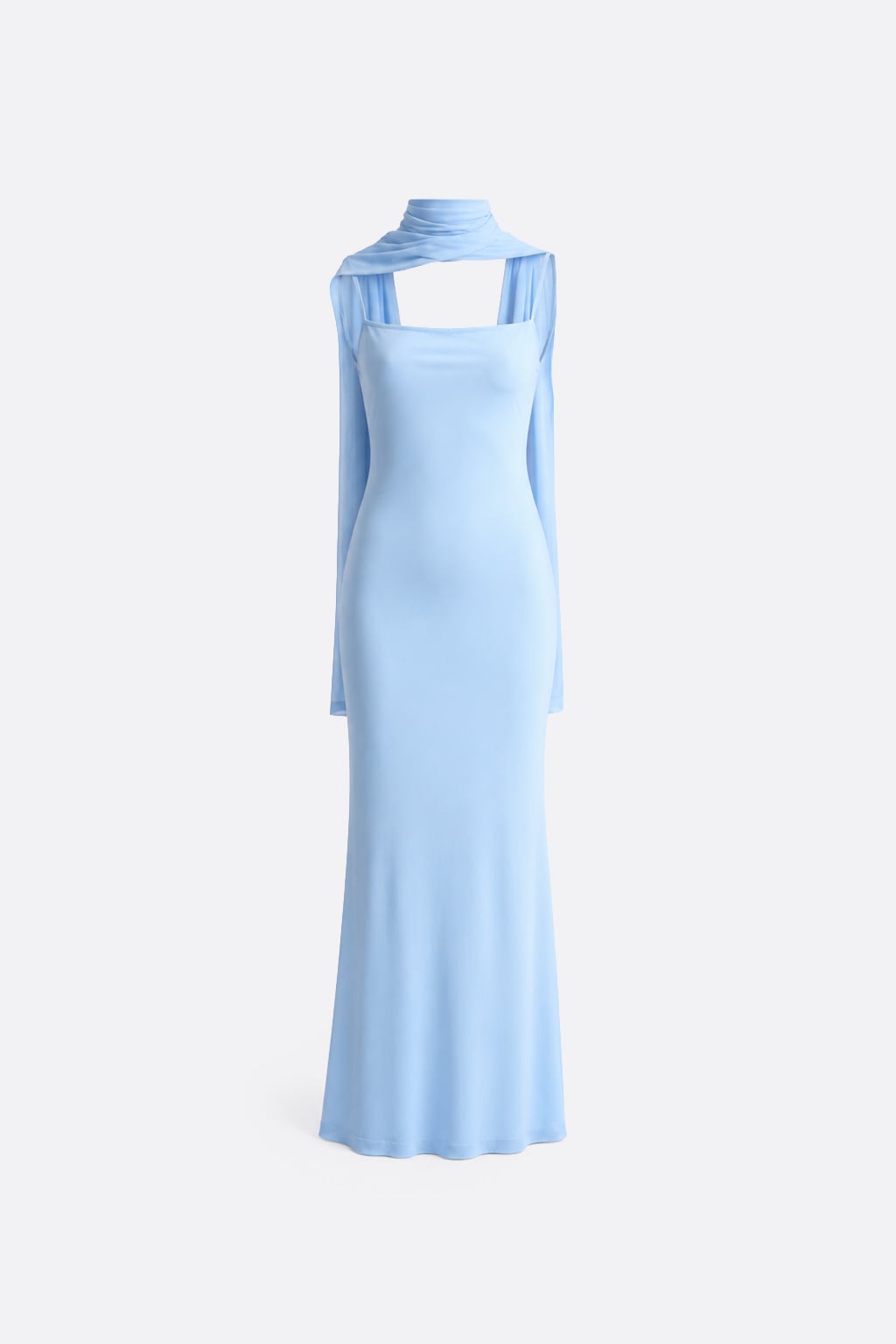 VESTIDO TIRAS CON FULAR - 2