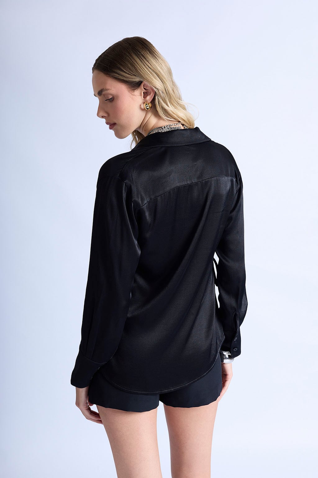 BLUSA TRASLAPE SATÍN - 5