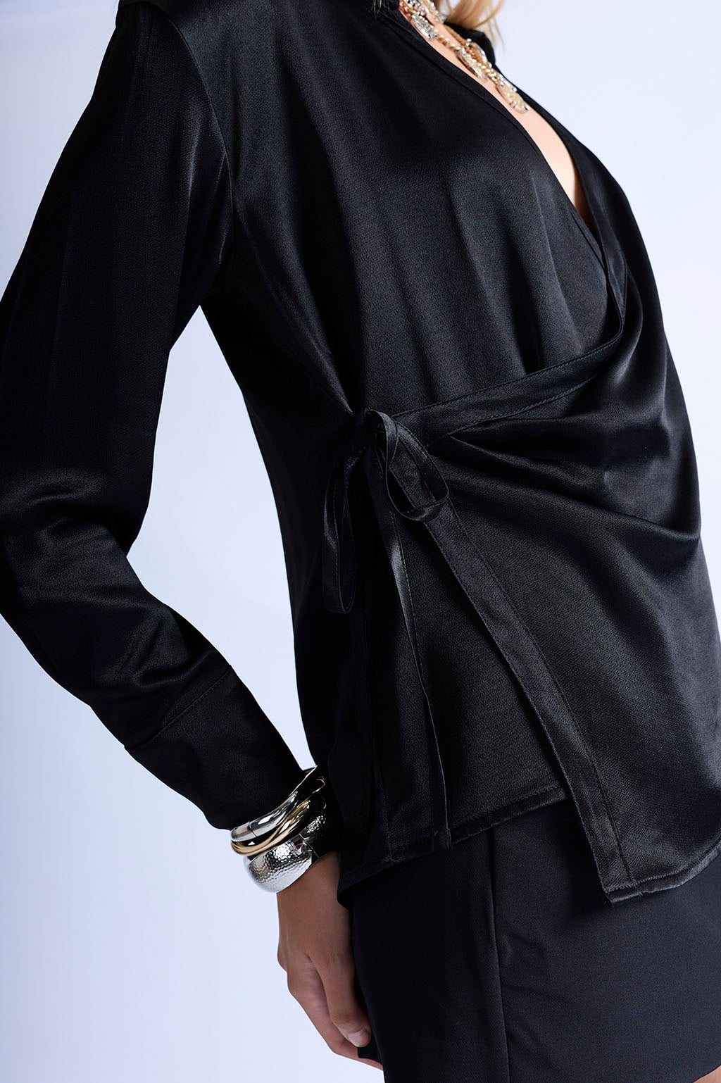 BLUSA TRASLAPE SATÍN - 6
