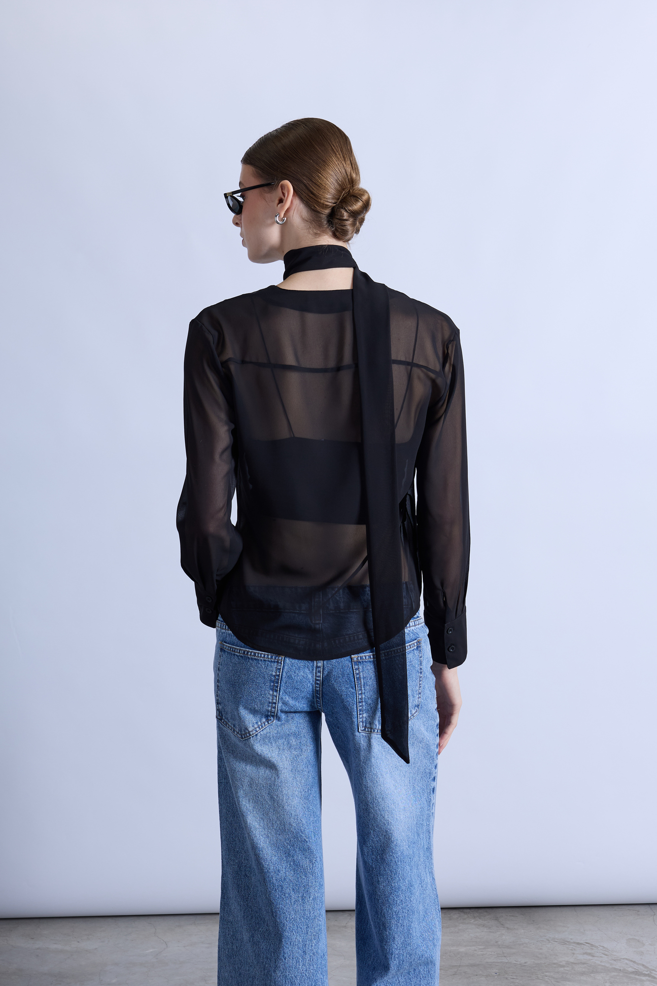 BLUSA CON FULAR - 4