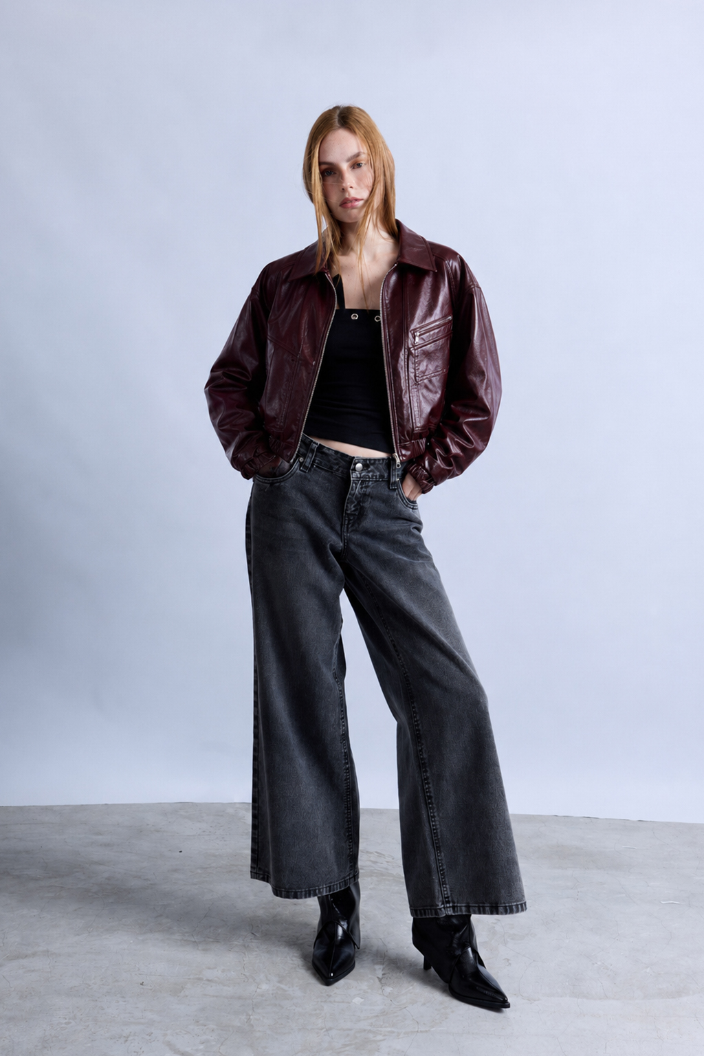 CASACA BOMBER LEATHER - 1