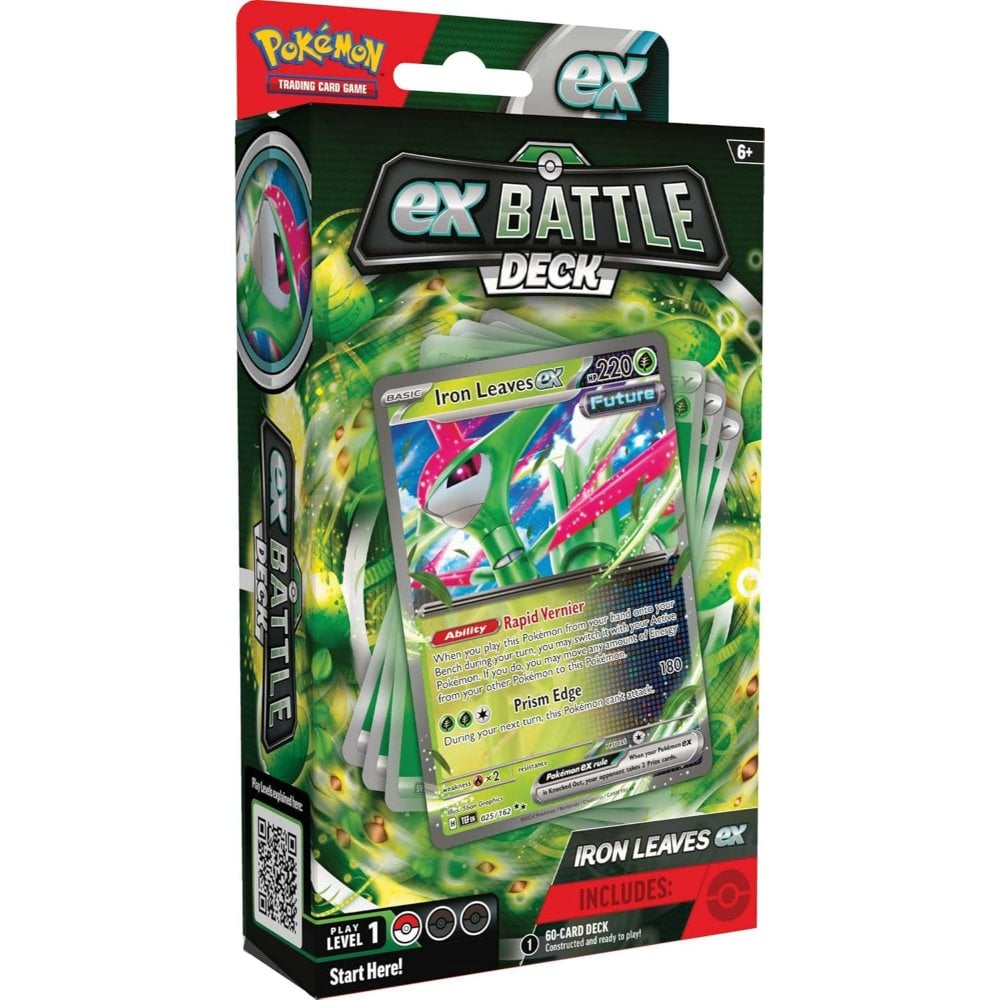 CARTAS POKEMON TCG - IRON LEAVES DECK 60 CARDS SET (INGLÉS) - 3