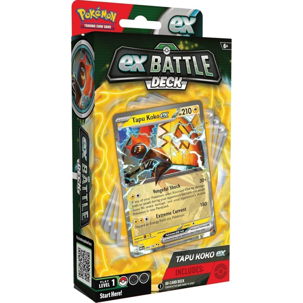 CARTAS POKEMON TCG - TAPU KOKO DECK 60 CARDS SET (INGLÉS) - 1