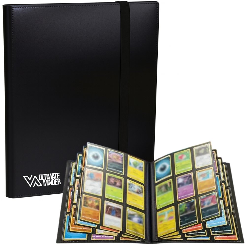 ALBUM PARA CARTAS POKEMON TCG Y MAGIC PARA 360 CARDS - NEGRO - BINDER ULTIMATE - 3