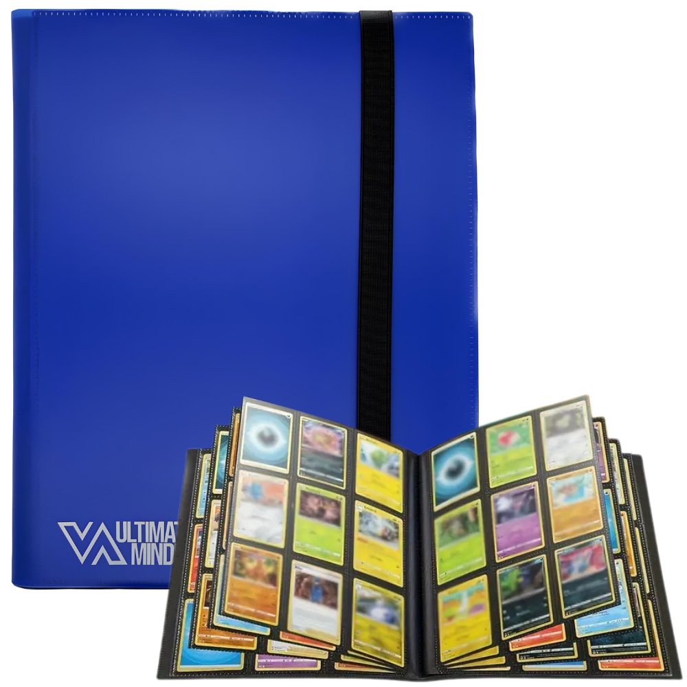 ALBUM PARA CARTAS POKEMON TCG Y MAGIC PARA 360 CARDS - AZUL - BINDER ULTIMATE - 3