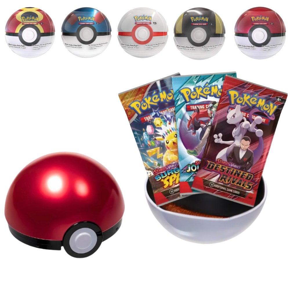 CARTAS POKEMON TCG POKEBALL 2025 - POKEBOLA CON 30 CARDS (INGLÉS) - 2