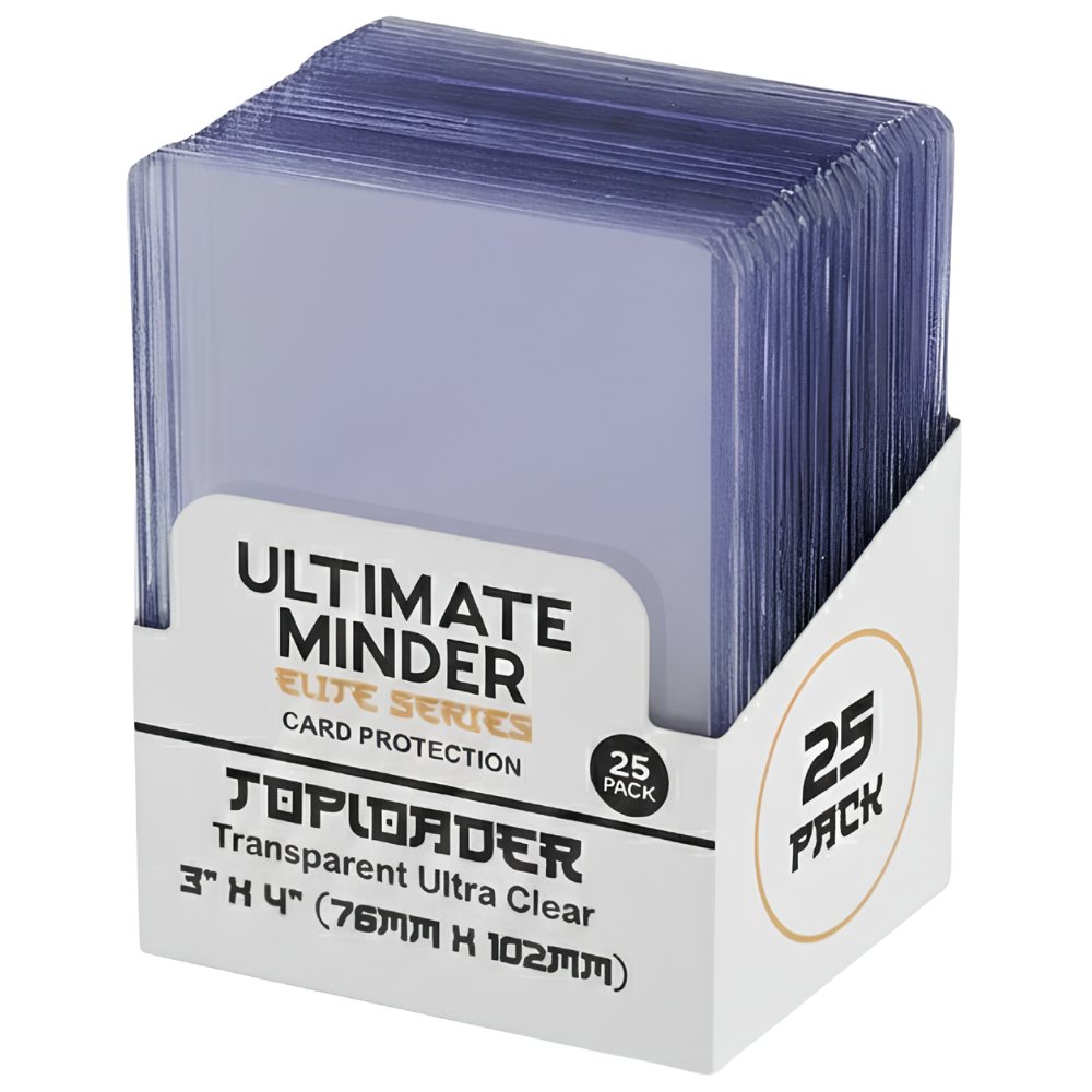 TOPLOADER PARA CARTAS POKEMON TCG Y MAGIC PARA 25 CARDS - FUNDAS MICAS SLEEVES DUROS - ULTIMATE - 4