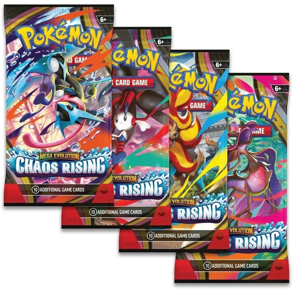 CARTAS POKEMON TCG - SOBRE CHAOS RISING BOOSTER 10 CARDS (INGLÉS) - 4