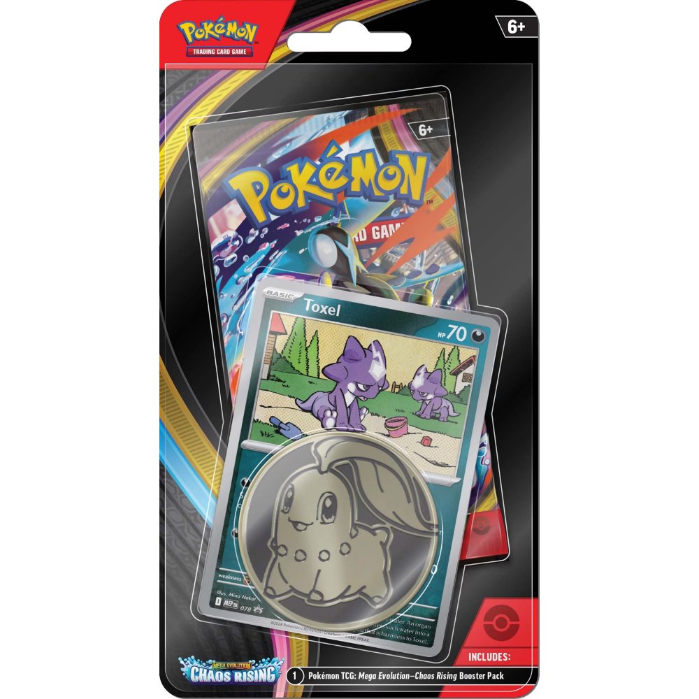 CARTAS POKEMON TCG - SOBRE CHAOS RISING BOOSTER 10 CARDS Y TOXEL (INGLÉS) - 3