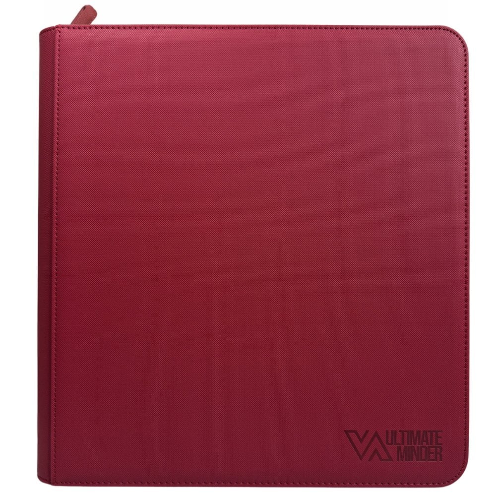 ALBUM CON CIERRE PARA CARTAS POKEMON TCG Y MAGIC PARA 480 CARDS - ROJO - FOLDER BINDER ULTIMATE - 4