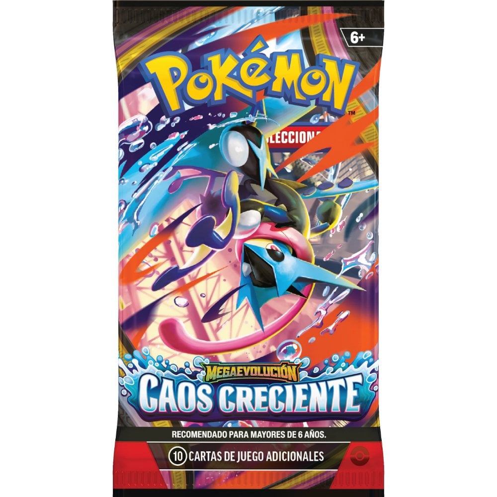 CARTAS POKEMON TCG - SOBRE CHAOS RISING BOOSTER 10 CARDS (ESPAÑOL) - 1