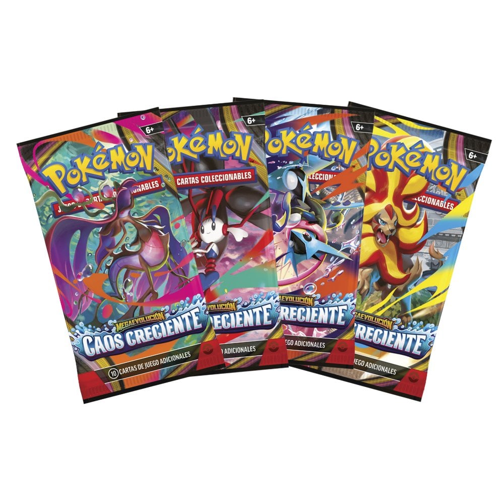 CARTAS POKEMON TCG - SOBRE CHAOS RISING BOOSTER 10 CARDS (ESPAÑOL) - 2