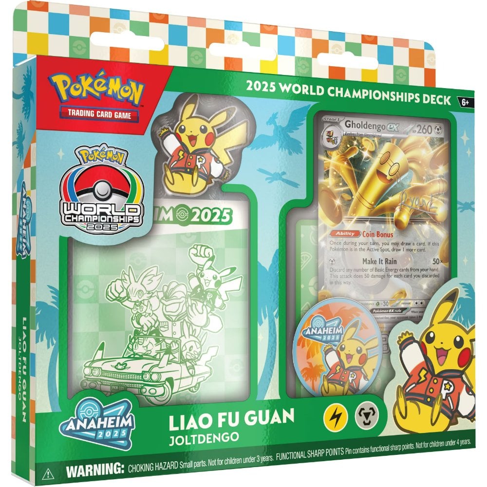 CARTAS POKEMON TCG WORLD CHAMPIONSHIPS DECK 2025 - GHOLDENGO CARDS SET (INGLÉS) - 3
