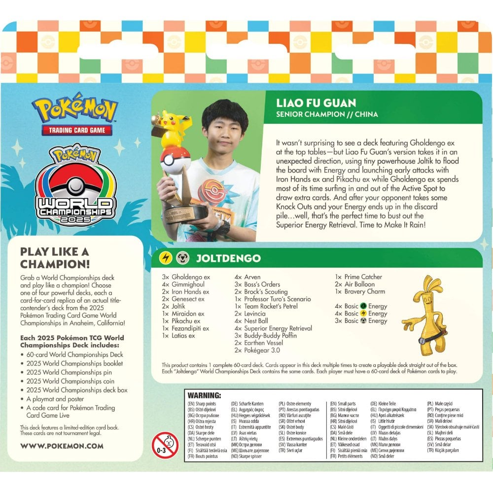 CARTAS POKEMON TCG WORLD CHAMPIONSHIPS DECK 2025 - GHOLDENGO CARDS SET (INGLÉS) - 4