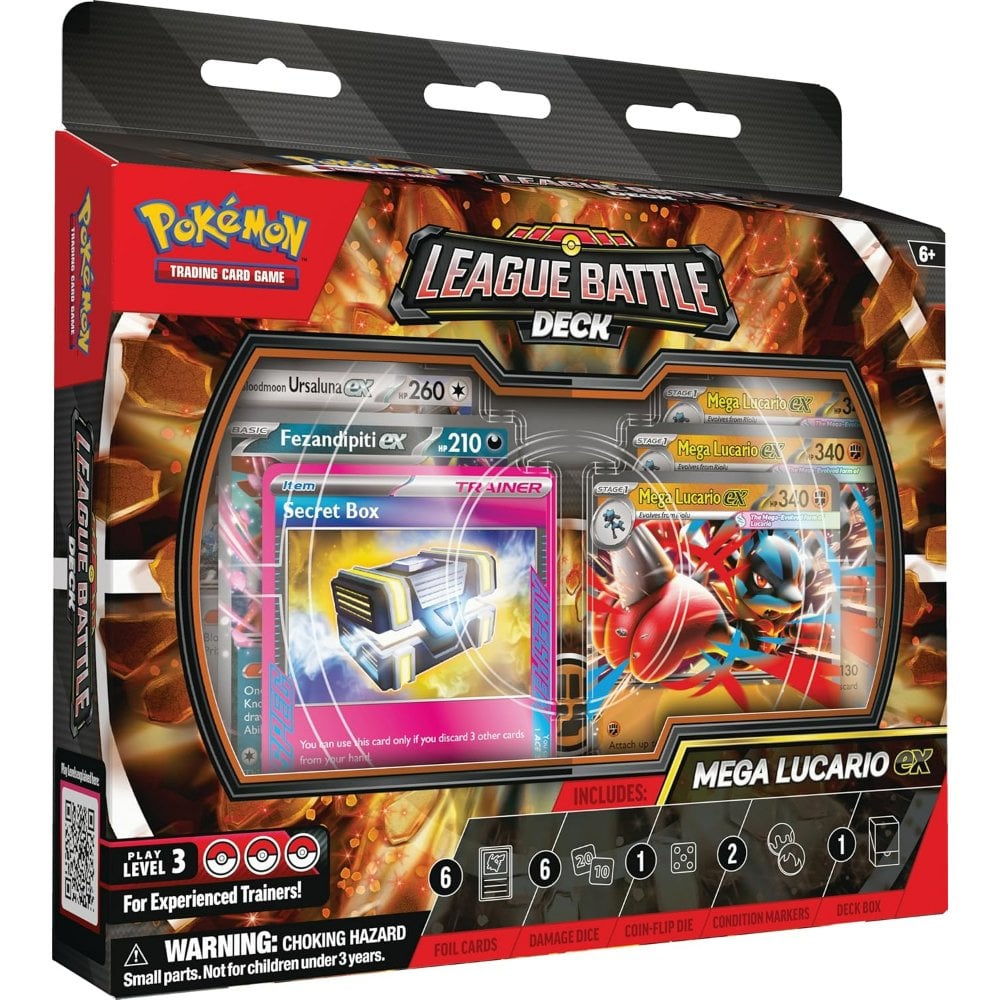 CARTAS POKEMON TCG BATTLE DECK - MEGA LUCARIO CARDS SET (ESPAÑOL) - 1