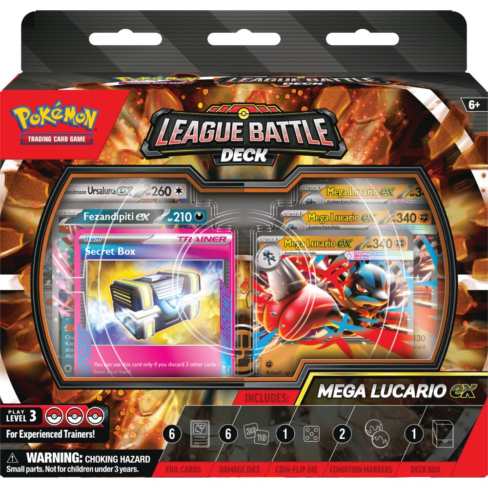CARTAS POKEMON TCG BATTLE DECK - MEGA LUCARIO CARDS SET (ESPAÑOL) - 2