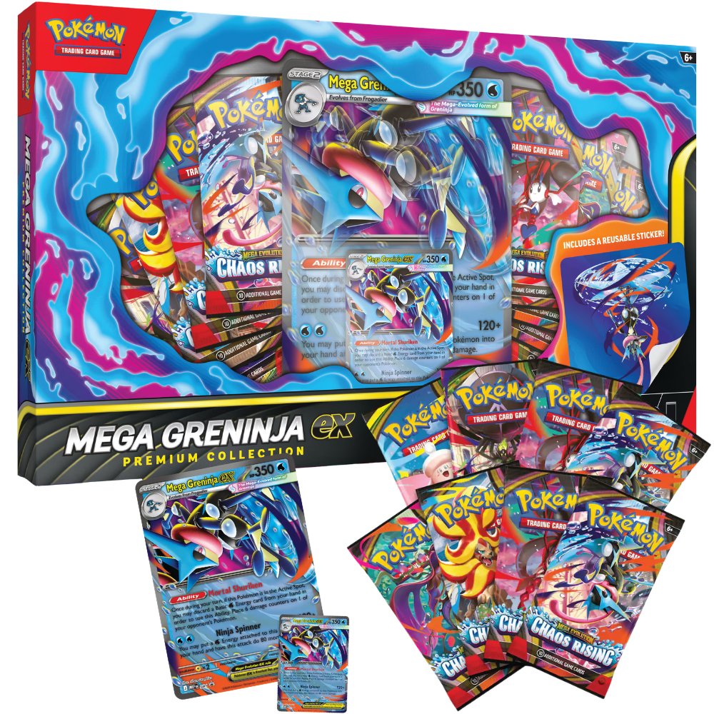 CARTAS POKEMON TCG - MEGA GRENINJA CARDS SET PREMIUM (INGLÉS) - 1