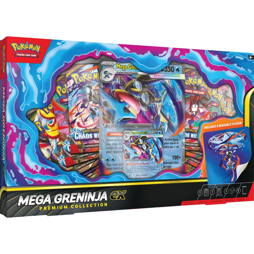 CARTAS POKEMON TCG - MEGA GRENINJA CARDS SET PREMIUM (INGLÉS) - 2