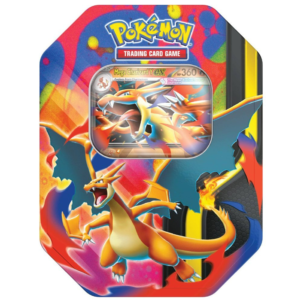 CARTAS POKEMON TCG - MEGA CHARIZARD Y 40 CARDS Y LATA COLECCIONABLE (INGLÉS) - 4