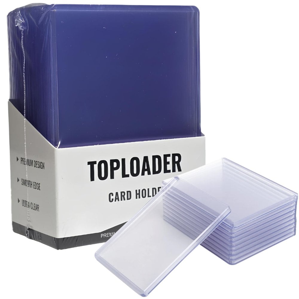 TOPLOADER PARA CARTAS POKEMON TCG Y MAGIC PARA 25 CARDS - FUNDAS MICAS SLEEVES DUROS - ULTIMATE PROTECTOR - 3