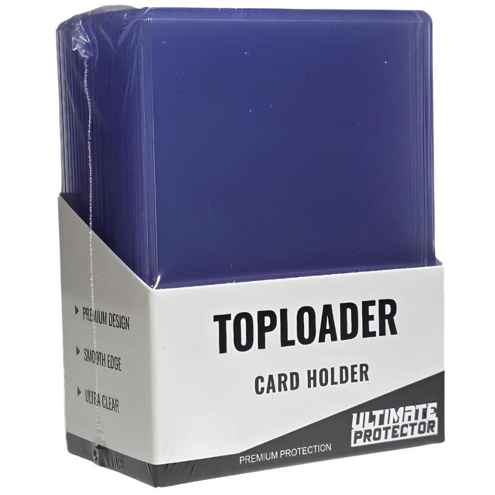 TOPLOADER PARA CARTAS POKEMON TCG Y MAGIC PARA 25 CARDS - FUNDAS MICAS SLEEVES DUROS - ULTIMATE PROTECTOR - 4