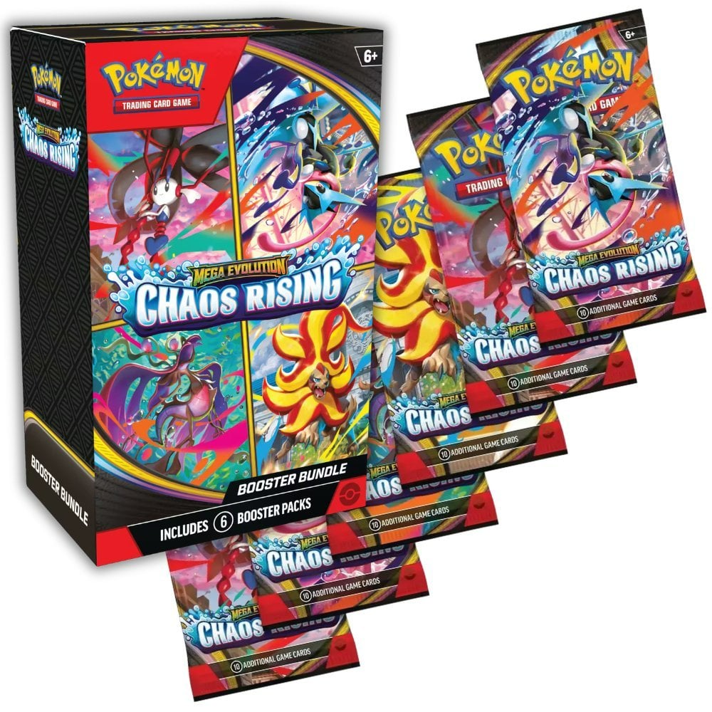 CARTAS POKEMON TCG - PAQUETÓN CHAOS RISING BOOSTER BUNDLE 60 CARDS (ESPAÑOL) - 1