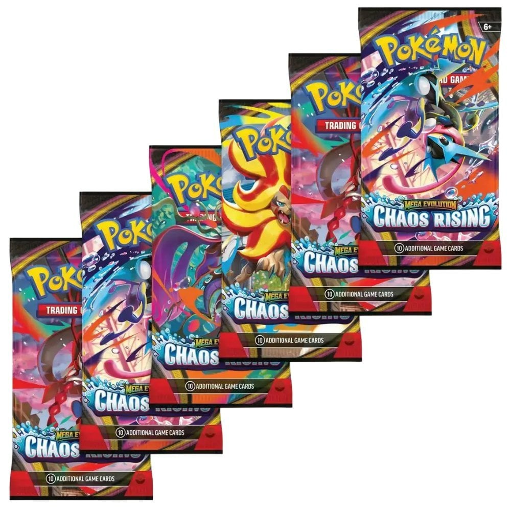 CARTAS POKEMON TCG - PAQUETÓN CHAOS RISING BOOSTER BUNDLE 60 CARDS (ESPAÑOL) - 4