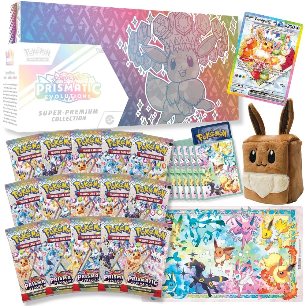 CARTAS POKEMON TCG - PRISMATIC EVOLUTIONS SUPER PREMIUM COLLECTION SPC (INGLÉS) - 1