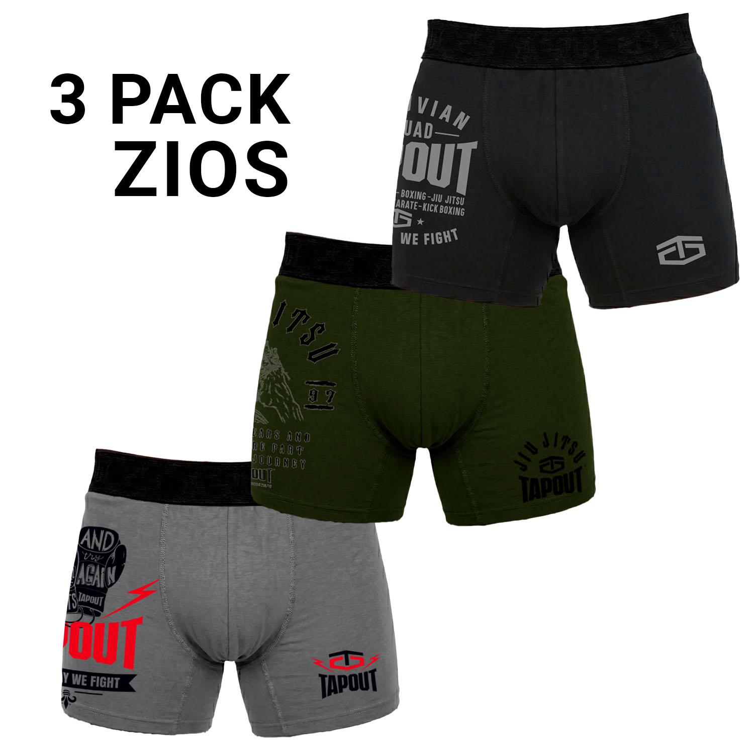 TRIPACK BOXER HOMBRE TAPOUT ZIOS - 1