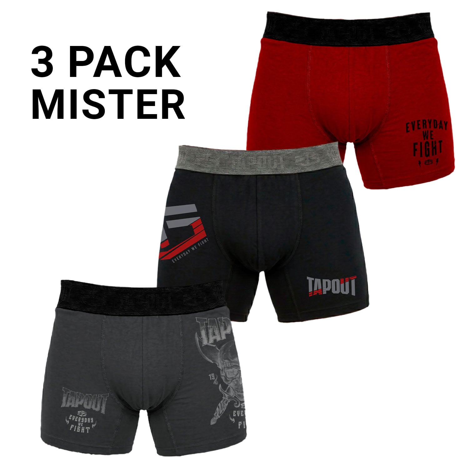 TRIPACK BOXER HOMBRE TAPOUT MISTER - 1