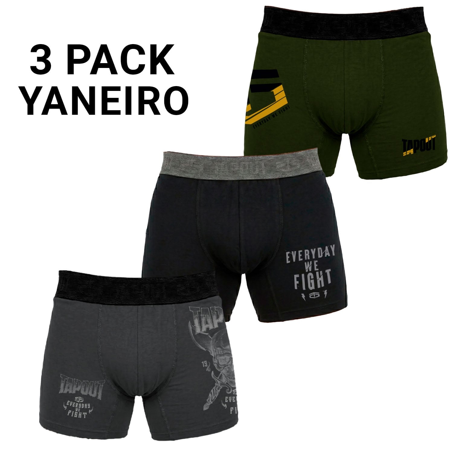 TRIPACK BOXER HOMBRE TAPOUT YANEIRO - 1